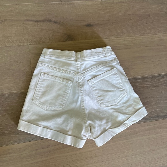 American Apparel white denim shorts - Picture 5 of 5